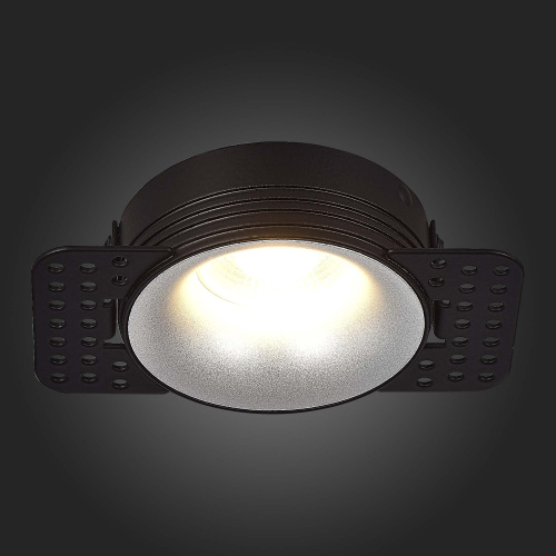 ST218.418.01 Св-к встр. Черный GU10 1*50W  IP20 D78xH30 165-265V Без ламп Встраиваемые светильники фото 4