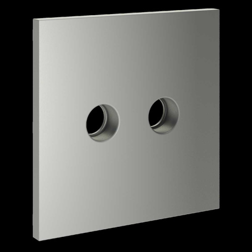 Накладка для розетки телевизионной оконечной TV+SAT S70 (сталь) Voltum VLS001605 Накладка для розетки телевизионной оконечной TV+SAT S70 (сталь) Voltum VLS001605