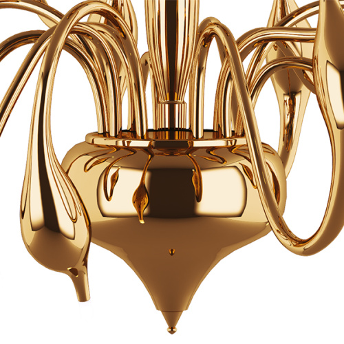 Люстра MX8098-12A gold фото 3