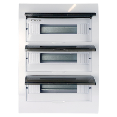 Бокс встраиваемый STEKKER EBX50-4/45-50 45 модулей, пластик, серия ArcaLight фото 4