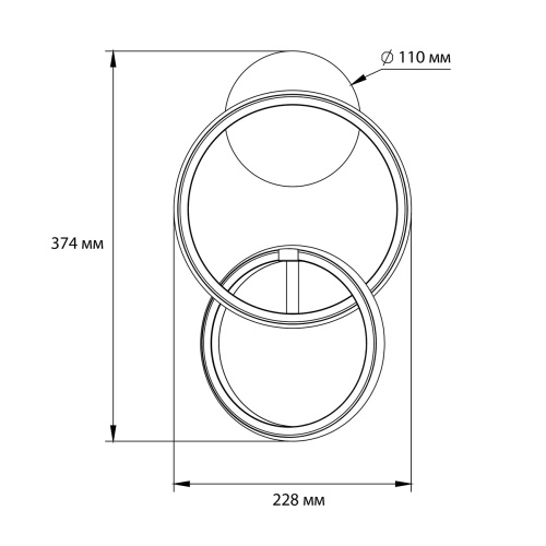 Настенный светильник Escada 10230/SG LED*34W Black фото 2 Настенный светильник Escada 10230/SG LED*34W Black фото 2