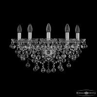 Бра хрустальные 1409B/5/195/XL Ni Bohemia Ivele Crystal (Богемия Ивеле Кристалл)