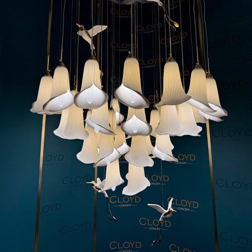 Люстра Cloyd OSANNA C41 / выс. 200 см - керамика - белый (арт.11897) Люстра Cloyd OSANNA C41 / выс. 200 см - керамика - белый (арт.11897)