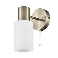 8100/1W COMFI LN26 106 бронза/белый металл/стекло Бра Е14 1*40W 220V MAVE