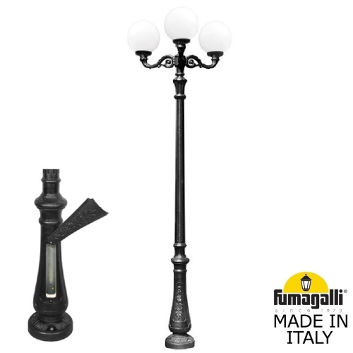 Fumagalli Парковый фонарь FUMAGALLI NEBO ADAM/GLOBE 300 3L G30.202.M30.AYE27 Fumagalli Парковый фонарь FUMAGALLI NEBO ADAM/GLOBE 300 3L G30.202.M30.AYE27