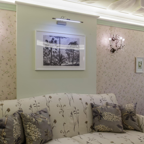 Настенный светодиодный светильник Simple LED никель Simple LED 10W 1011 IP20 никель фото 3