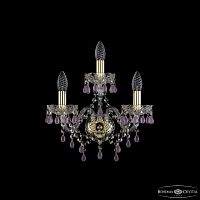 Бра хрустальные 1410B/2+1/141 G V7010 Bohemia Ivele Crystal (Богемия Ивеле Кристалл)