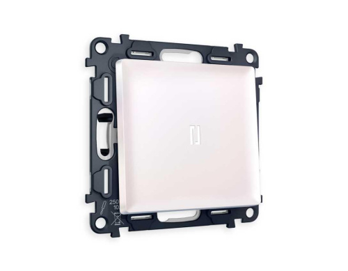 Комплект механизма 1-кл выключателя AMBRELLA VOLT с подсветкой 5600K ALFA Жемчуг QUANT (AP2020, VM101, G14W) MA202015 Комплект механизма 1-кл выключателя AMBRELLA VOLT с подсветкой 5600K ALFA Жемчуг QUANT (AP2020, VM101, G14W) MA202015