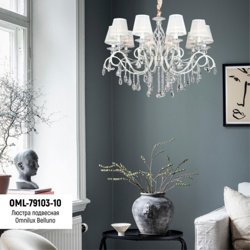 Люстра подвесная OML-79103-10 фото 8 Люстра подвесная OML-79103-10 фото 8