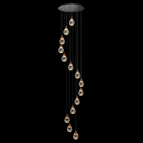 Подвесной светильник MD24001004-14A copper/clear фото 2 Подвесной светильник MD24001004-14A copper/clear фото 2