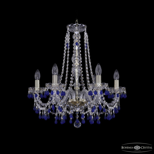 Люстра хрустальная 1410/6/195/h-60 G V3001 Bohemia Ivele Crystal (Богемия Ивеле Кристалл)