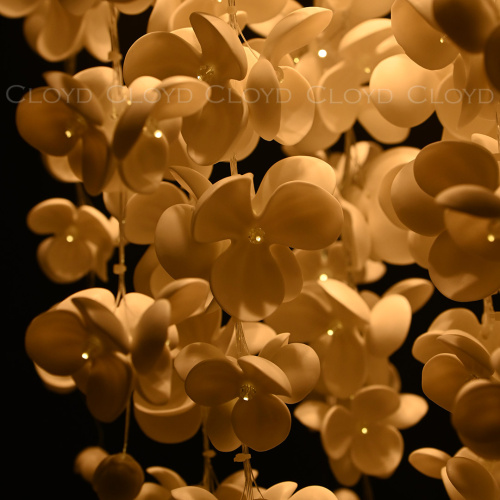 Люстра Cloyd TAONGI C9 / выс. 80 см - керамика - белый (арт.11333) фото 5