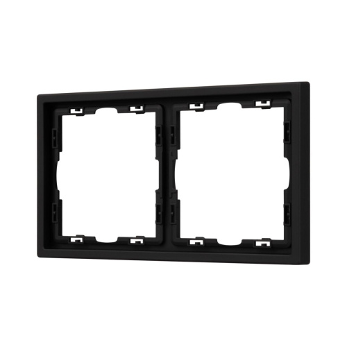 Рамка пластиковая FRM-NOBE-SFPL-2-BK Arlight 054216 Рамка пластиковая FRM-NOBE-SFPL-2-BK Arlight 054216