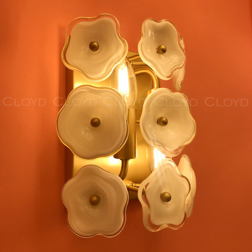 Бра Cloyd EFIOPIA W2 / выс. 28 см - латунь (арт.20393) Бра Cloyd EFIOPIA W2 / выс. 28 см - латунь (арт.20393)