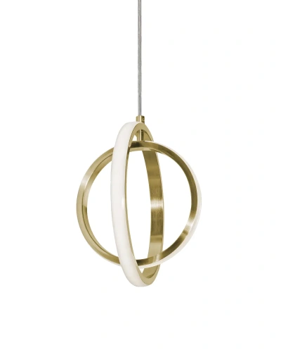 Золотой светодиодный подвес “Глоу”