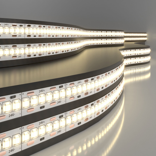 Светодиодная лента 24 В 24 Вт/м 240 Led/м 2835 IP20, теплый белый 3300K, 5 м Лента светодиодная 24V 24W 240Led 2835 IP20 тёплый белый, 5м Светодиодная лента 24 В 24 Вт/м 240 Led/м 2835 IP20, теплый белый 3300K, 5 м Лента светодиодная 24V 24W 240Led 2835 IP20 тёплый белый, 5м