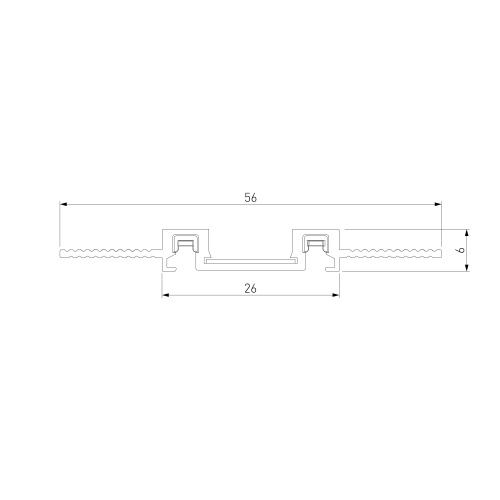 Шинопровод встраиваемый (2м) Flat Magnetic 85130/00 фото 6