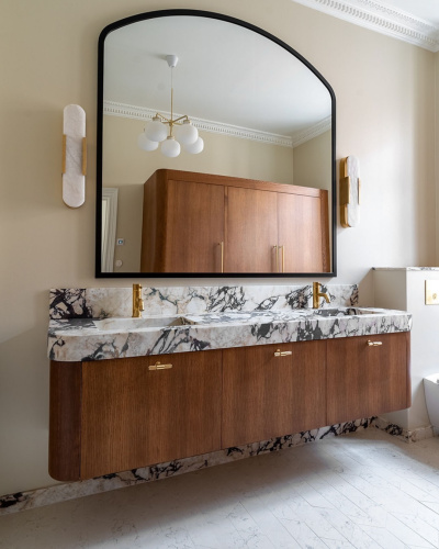 Ручка-кнопка T-Bar Plate Cross Brass фото 5