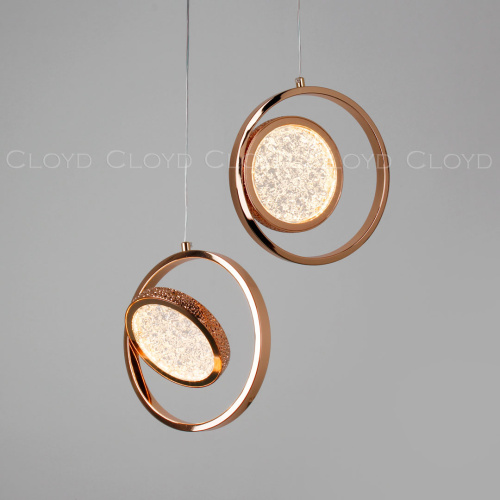 Подвесной светильник Cloyd RINGONE-B P1 / Ø24 см - золото (арт.11154) фото 3