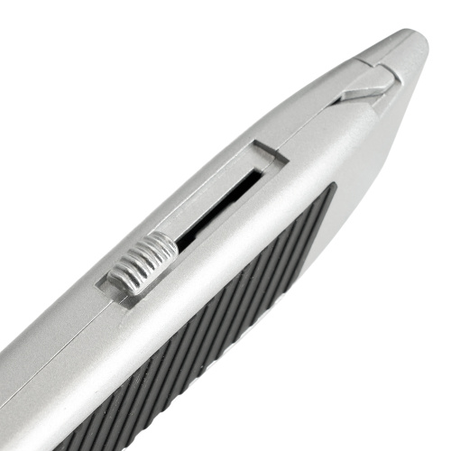 Нож строительно-монтажный с трапециевидным лезвием, 19 мм, 2 лезвия в рукоятке, GS, KMU-13-T фото 7