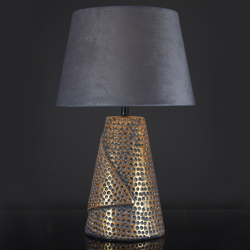 Настольный светильник Escada 10164/T E27*40W Grey/Gold фото 2 Настольный светильник Escada 10164/T E27*40W Grey/Gold фото 2