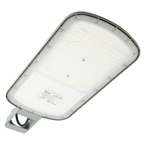 Светодиодный уличный консольный светильник Feron SP3070 100W 4000K AC90-300V, серый фото 7