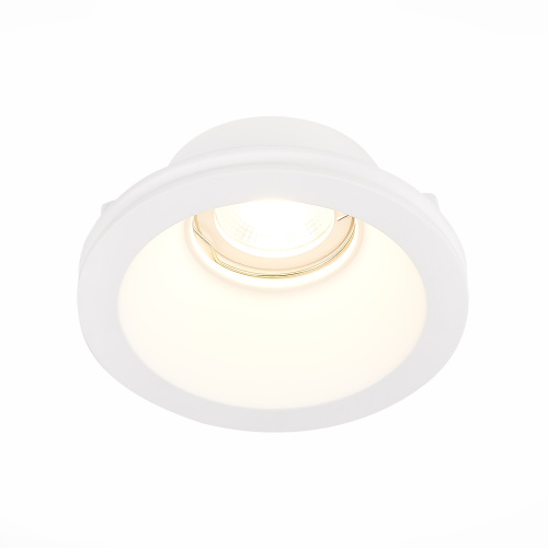 ST254.308.01 Св-к встр. из гипса Белый GU10 1*50W  IP20 D120xH50 180-240V Без ламп Встраиваемые светильники фото 10