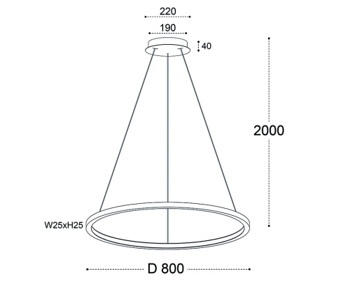 IT013-6028 black 3000K светильник подвесной фото 2