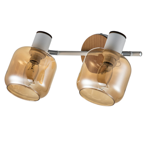 Спот Escada 10177/2A E14*40W White/Chrome/Wood фото 5 Спот Escada 10177/2A E14*40W White/Chrome/Wood фото 5