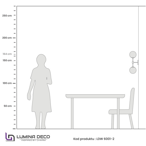 Бра Lumina Deco Zodiak LDW 6001-2 MD фото 3 Бра Lumina Deco Zodiak LDW 6001-2 MD фото 3