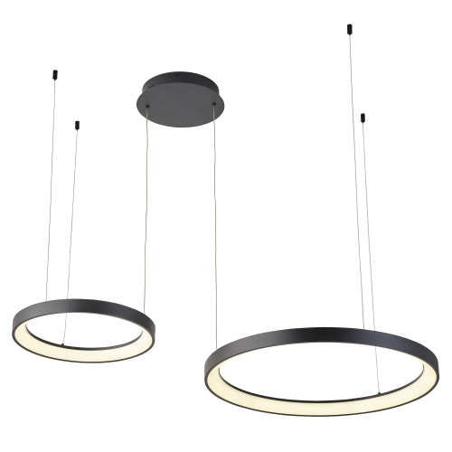 Люстра подвесная черная LED 78Вт D38+58см Zortes Innra ZRS.90611.02 фото 3 Люстра подвесная черная LED 78Вт D38+58см Zortes Innra ZRS.90611.02 фото 3