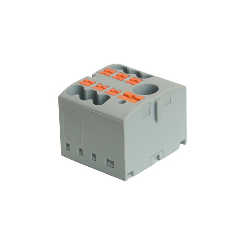 LD580 PTFIX 6-06/25 Зажим блочный PT распред. на 6 точ,сеч 2,5 мм2,690V,41А, интегр.1 точка,серый фото 4