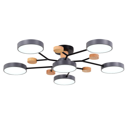 SLE6006-702-06 Светильник потолочный Серый/Серый LED 6*12W 3000K/4500K/6000K FAEMA фото 4