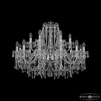 Люстра хрустальная 1403/12+6/300 Ni Bohemia Ivele Crystal (Богемия Ивеле Кристалл)
