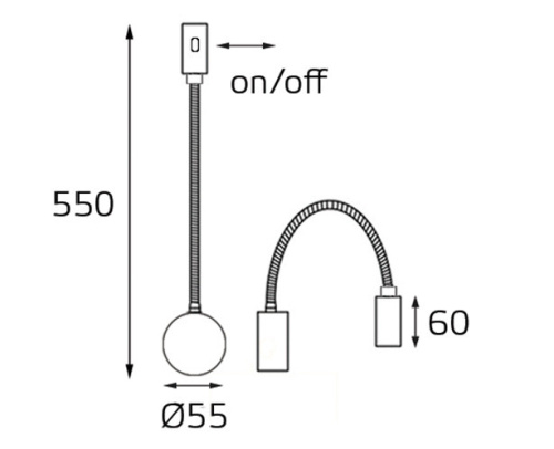 3026 white светильник настенный фото 4