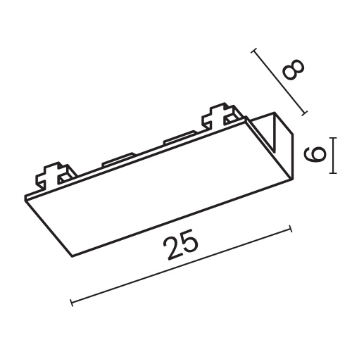Комплектующие для накладной трековой системы Technical TRA084EC-112W фото 5
