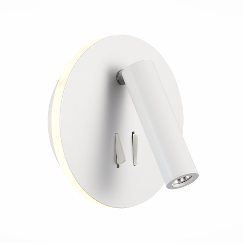 SL1586.513.01 Светильник настенный Белый LED 1*8W 3000K 624Lm Ra>80 24° IP20 L-xW155xH155 170-240V Настенные светильники фото 7