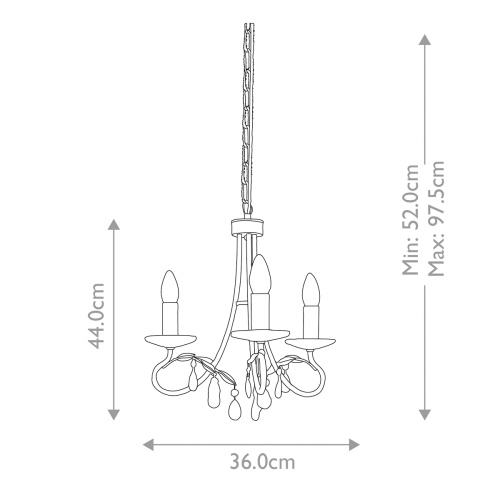 Люстра Elstead Interior, Арт. CRT3-SILVER-GOLD фото 2
