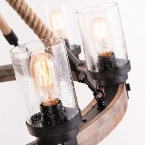Люстра Arte Lamp DODGE A1693SP-8BR фото 3 Люстра Arte Lamp DODGE A1693SP-8BR фото 3