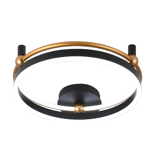 Светильник потолочный Crystal Lux FERNANDO PL48W LED BLACK/GOLD фото 6