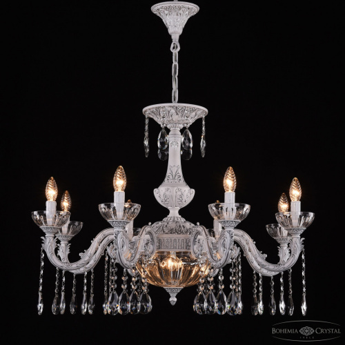 Люстра с хрустальными подвесками AL79101P/8/250 A WMN P Clear/M-1H Bohemia Ivele Crystal (Богемия Ивеле Кристалл) фото 5 Люстра с хрустальными подвесками AL79101P/8/250 A WMN P Clear/M-1H Bohemia Ivele Crystal (Богемия Ивеле Кристалл) фото 5