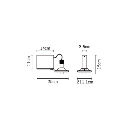 Настенный/Потолочный светильник D70G0715 фото 2