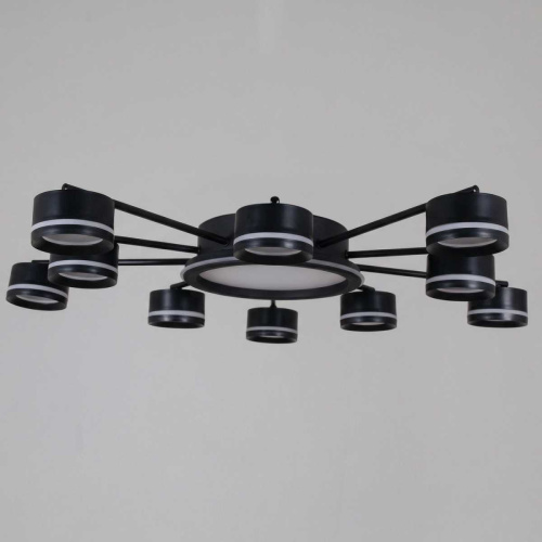 Потолочная люстра Reluce 20590-0.3-5+5+1 Black фото 6