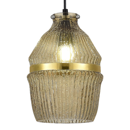 SL1661.403.01 Светильник подвесной ST-Luce Черный/Янтарный E27 1*40W COCOON фото 3 SL1661.403.01 Светильник подвесной ST-Luce Черный/Янтарный E27 1*40W COCOON фото 3