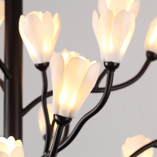 5090/30 MODERN ODL25 553 черный матовый/белый/фарфор Люстра G4 LED 30*5W GARDI фото 6 5090/30 MODERN ODL25 553 черный матовый/белый/фарфор Люстра G4 LED 30*5W GARDI фото 6