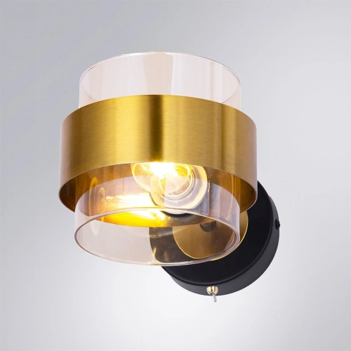 Бра Arte Lamp CARLO A8205AP-1BK фото 2 Бра Arte Lamp CARLO A8205AP-1BK фото 2
