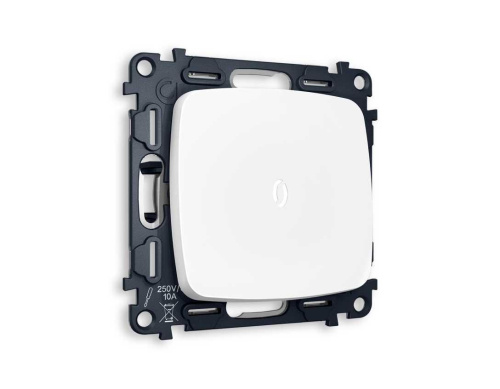 Комплект механизма 1-кл выключателя AMBRELLA VOLT с подсветкой 5600K OMEGA Белый матовый QUANT (OP1220, VM101, G14W) MO122015 Комплект механизма 1-кл выключателя AMBRELLA VOLT с подсветкой 5600K OMEGA Белый матовый QUANT (OP1220, VM101, G14W) MO122015