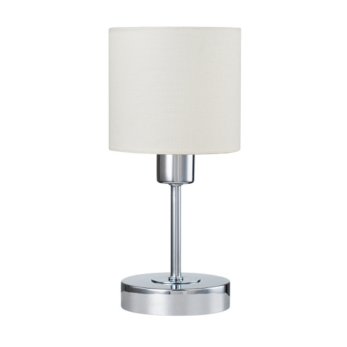 Настольный светильник Escada 1109/1 E14*40W Chrome/Beige фото 2 Настольный светильник Escada 1109/1 E14*40W Chrome/Beige фото 2