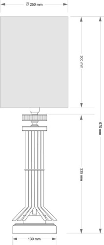 Настольный светильник KUTEK GENOVA GEN-LG-1(P/A) фото 2