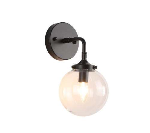 Бра черное E14 30см Zortes LAMPADY ZRS.79903.1 фото 3